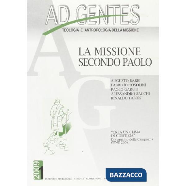 Ad gentes (2009). Vol. 1