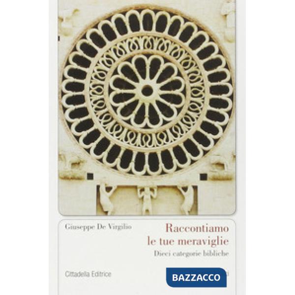 Raccontiamo le tue meraviglie. Dieci categorie bibliche