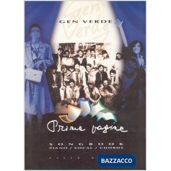 Prime pagine. Songbook. Piano/vocal/chords. Spartito
