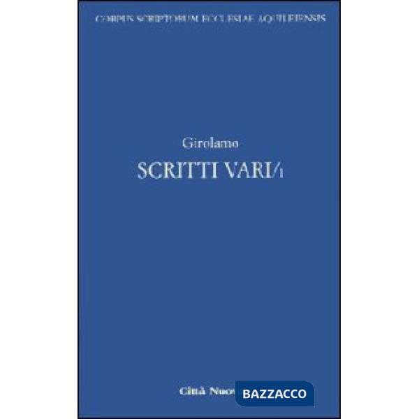 Scritti vari. Vol. 1
