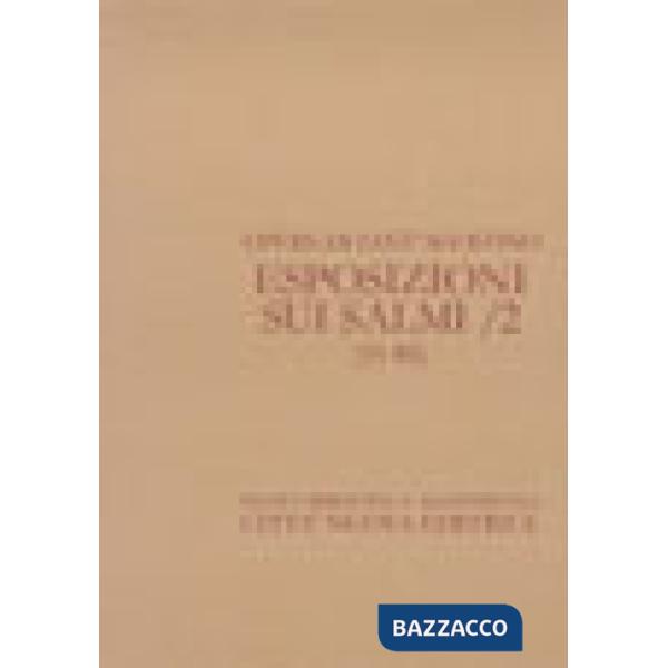 Opera omnia. Vol. 26: Esposizione sui Salmi