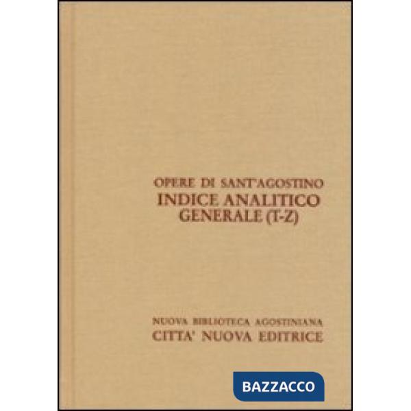Indice analitico generale. Vol. 5: T-Z.