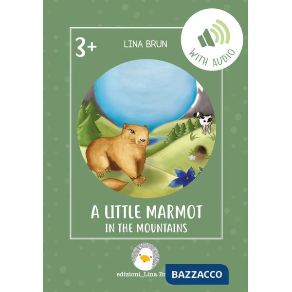 Little marmot in the mountains. Con File audio per il download (A)