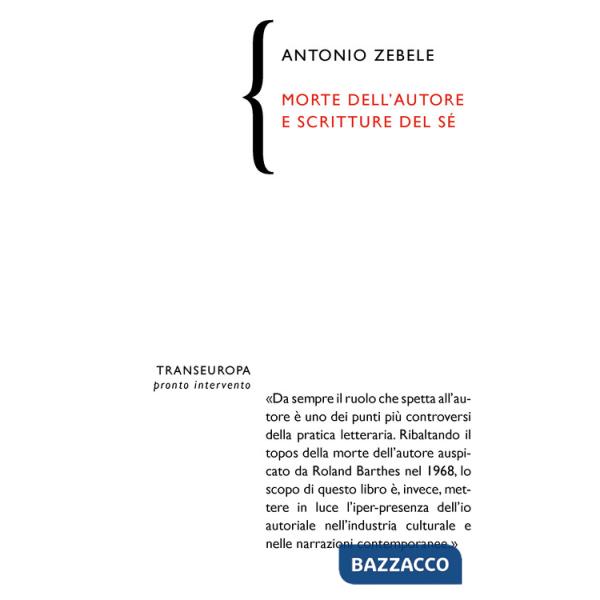 Morte dell'autore e scritture del sé