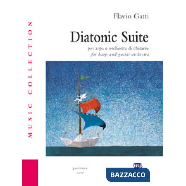 Diatonic suite. Per arpa e orchestra di chitarre. Partitura