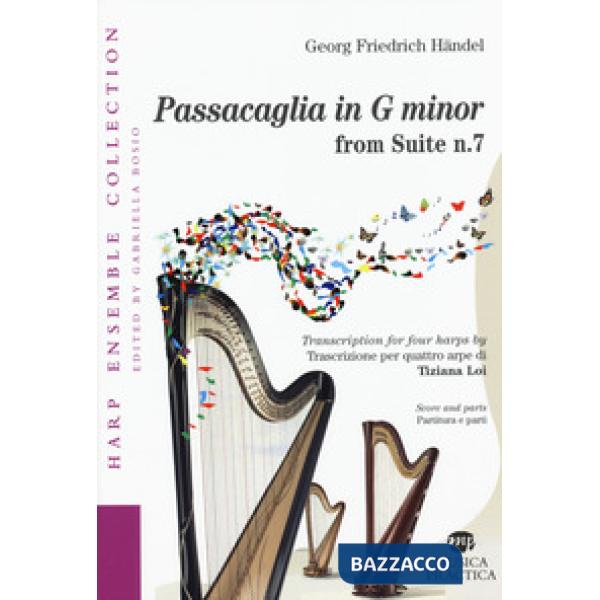 Passacaglia in G minor from Suite n.7 Trascrizione per quattro arpe di Tiziana Loi