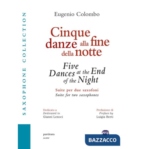 Cinque danze alla fine della notte. Spartito