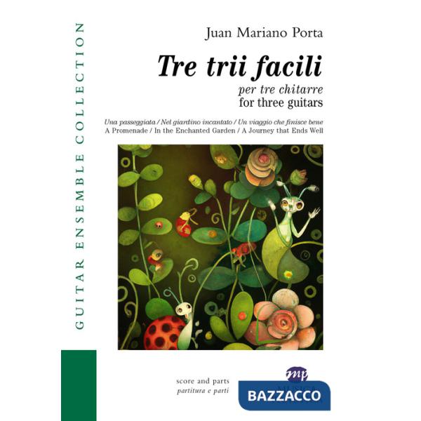 Tre trii facili per tre chitarre. Partitura