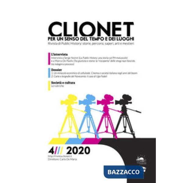 Clionet. Per un senso del tempo e dei luoghi (2020). Vol. 4
