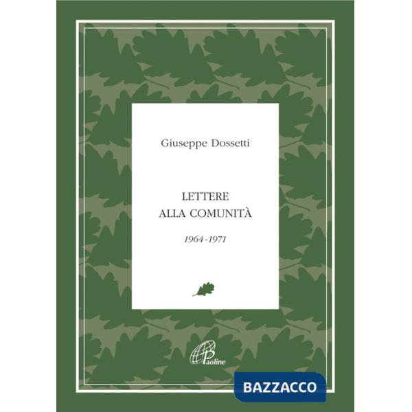 Lettere alla comunità 1964-1971