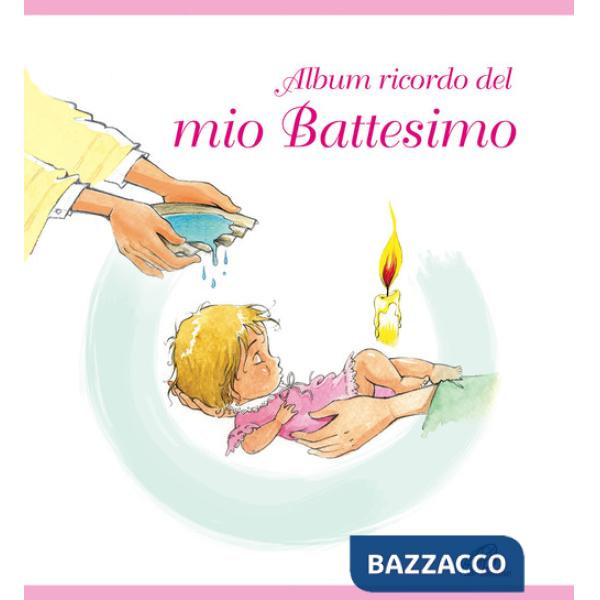 Album ricordo del mio battesimo. Rosa. Ediz. a colori