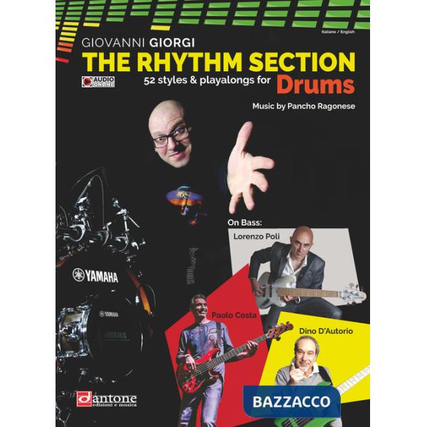 Rhythm section. Drums. 52 styles & playalong for drums. Metodo. Ediz. italiana e inglese. Con File audio online (The)