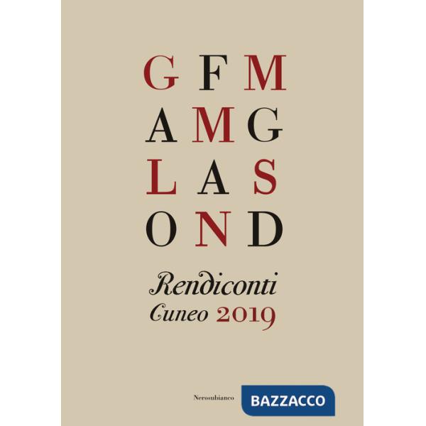 Rendiconti. Cuneo 2019