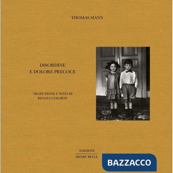 Disordine e dolore precoce