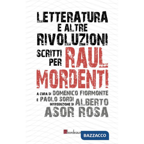 Letteratura e altre rivoluzioni. Scritti per Raul Mordenti