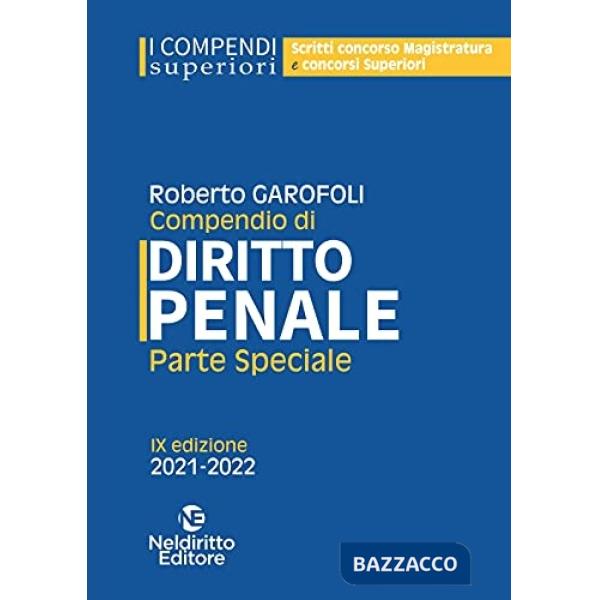 Compendio superiore di diritto penale. Parte speciale