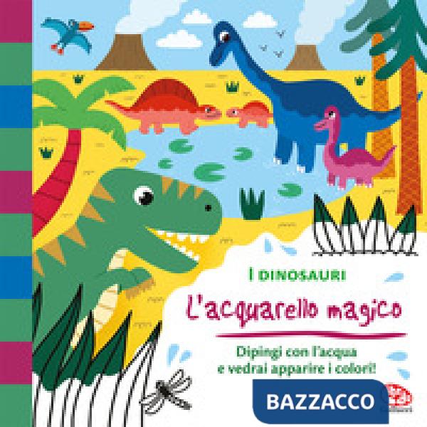 Dinosauri. L'acquarello magico. Ediz. a colori. Ediz. a spirale. Con gadget (I)