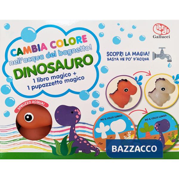 Cambia colore nell'acqua del bagnetto! Dinosauro. Ediz. a colori