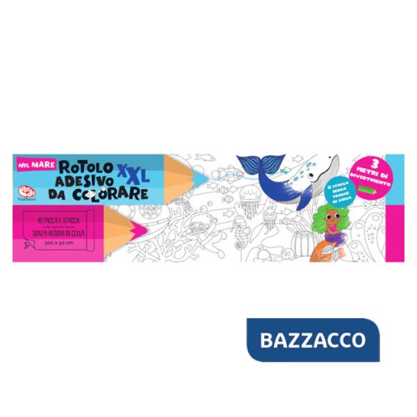 Rotolo adesivo da colorare XXL. Nel mare. Ediz. illustrata