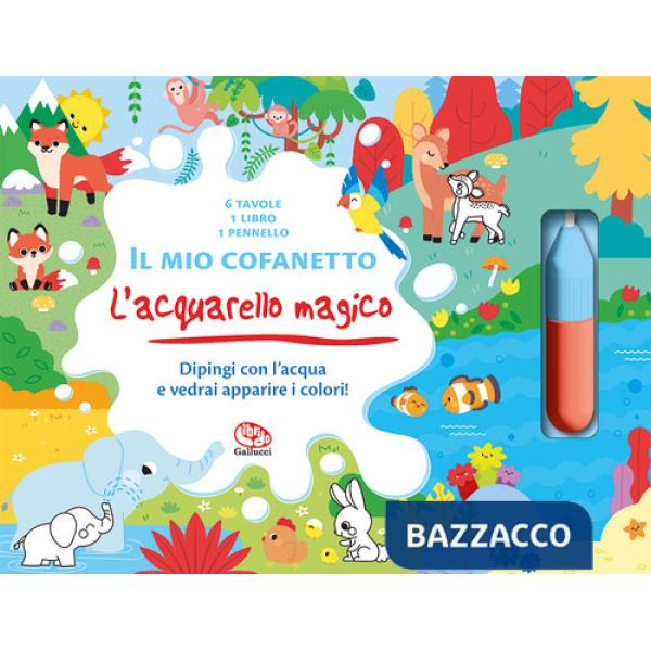 Mio cofanetto. L'acquarello magico. Ediz. a colori. Ediz. a spirale. Con pennarello. Con 6 tavole (Il)