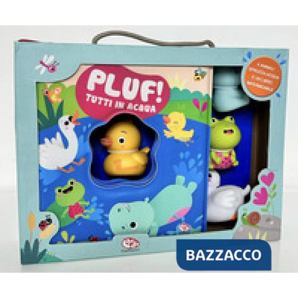 Pluf! Tutti in acqua. Ediz. a colori. Con 4 Bambola o pupazzetto