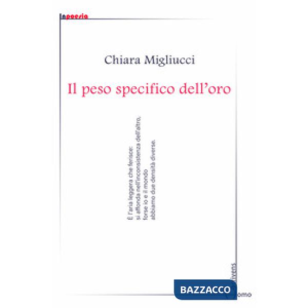 Peso specifico dell'oro (Il)