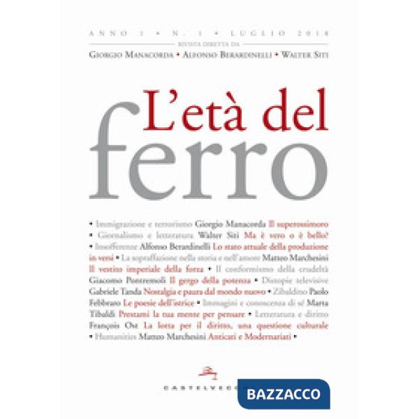 Età del ferro (2018) (L'). Vol. 1