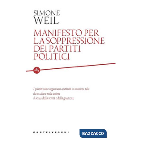 Manifesto per la soppressione dei partiti politici