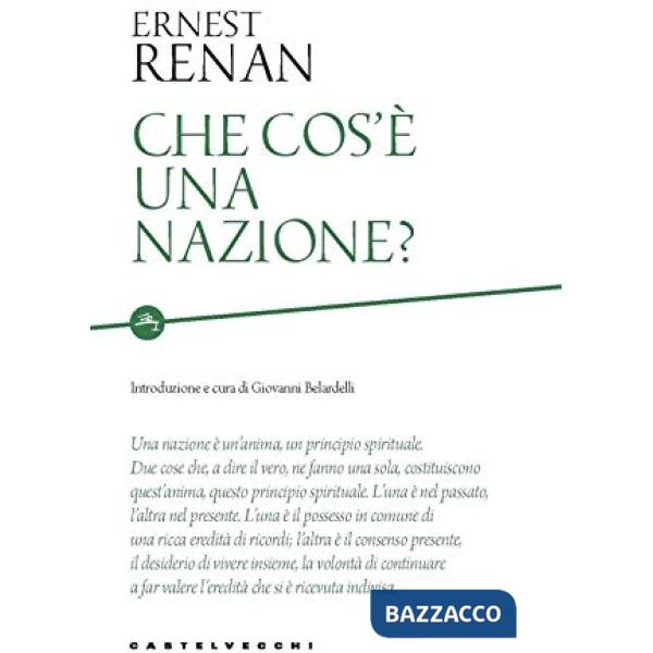Che cos'è una nazione?