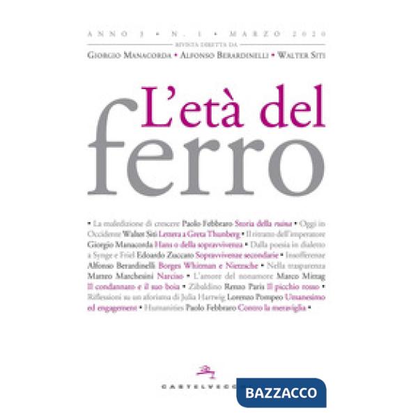 Età del ferro (2020) (L'). Vol. 1