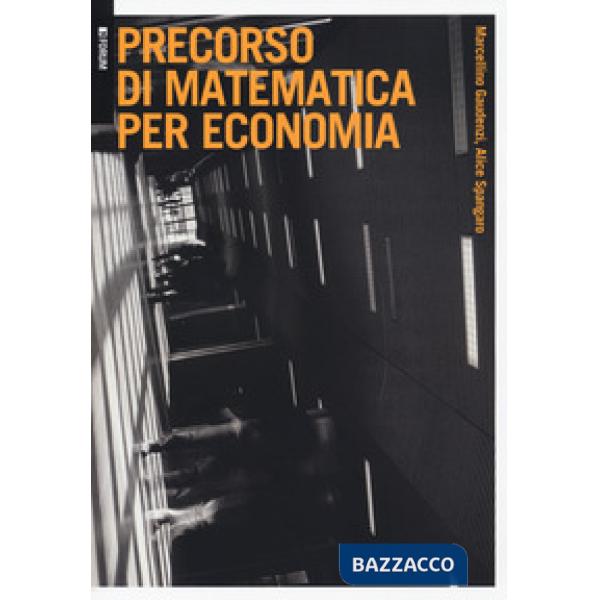 Precorso di matematica per economia