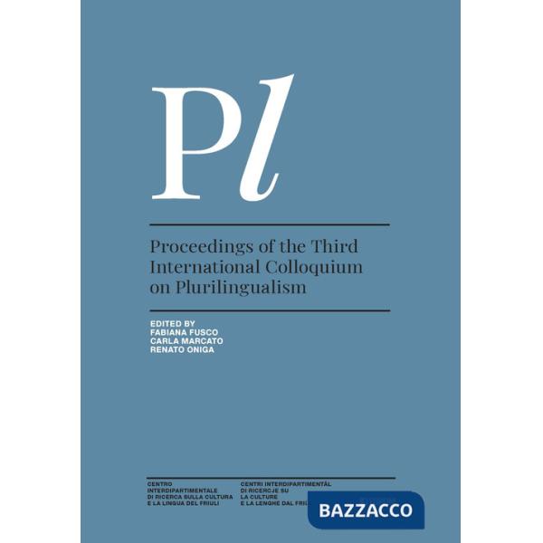 Proceedings of the Third International Colloquium on Plurilingualism