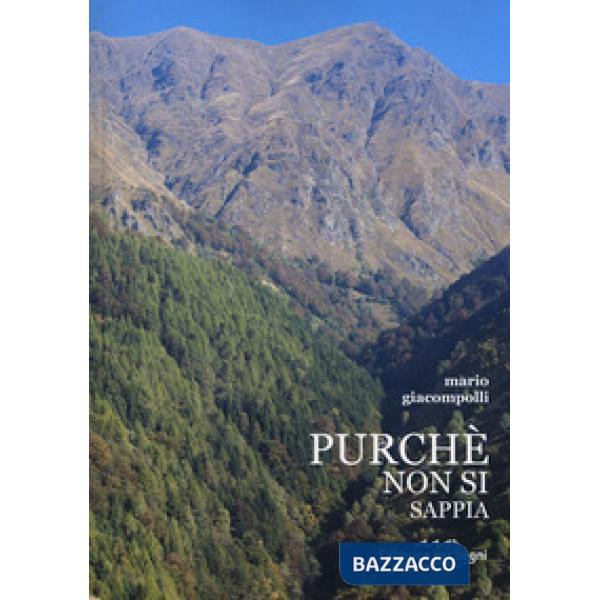 Purché non si sappia