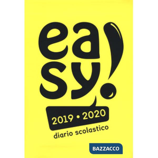 Easy! Diario scolastico 2019-2020. Copertina gialla