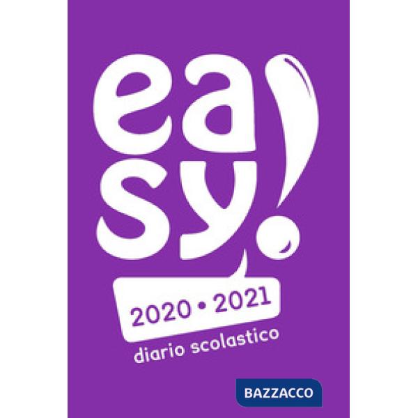 Diario Easy! Diario scolastico 2020/2021. Copertina viola