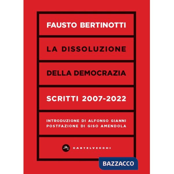 Dissoluzione della democrazia. Scritti 2007-2022 (La)