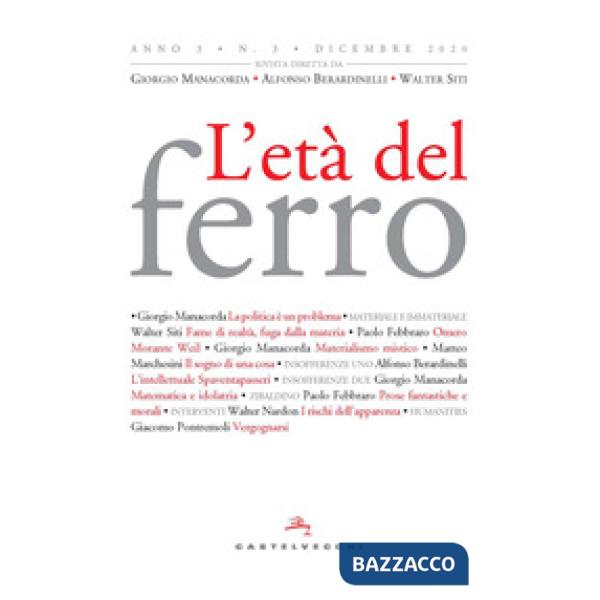 Età del ferro (2020) (L'). Vol. 3