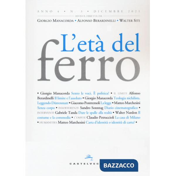 Età del ferro (2021) (L'). Vol. 3