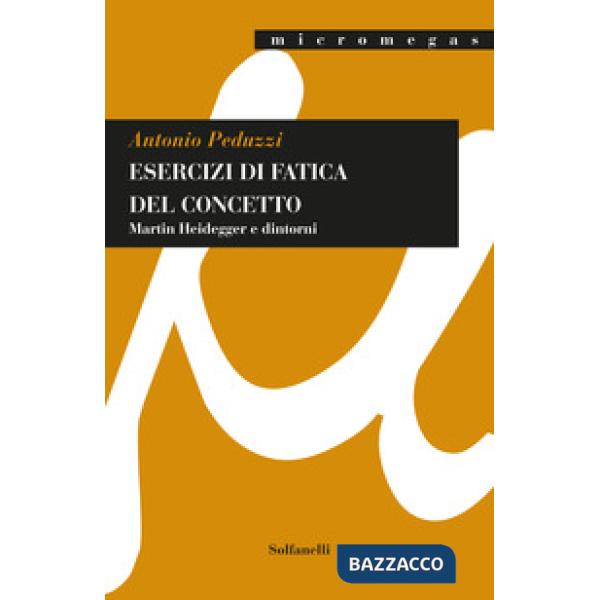 Esercizi di fatica del concetto. Martin Heidegger e dintorni