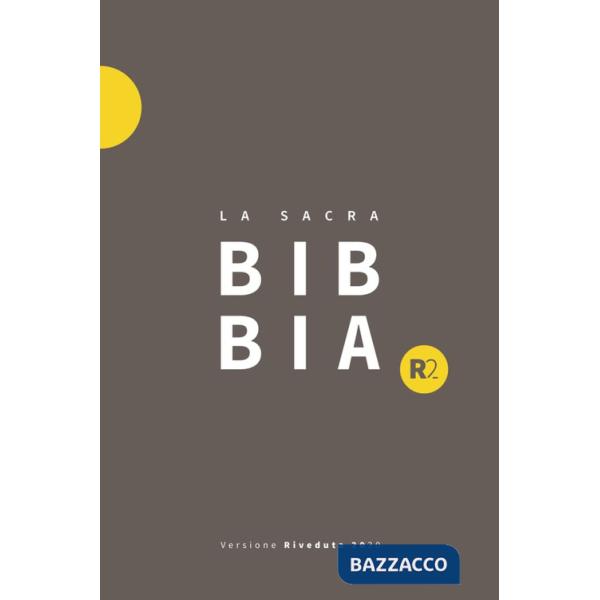 Bibbia R2. Versione riveduta 2020. Ediz. grigio/giallo