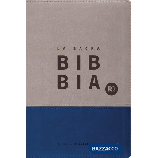 Bibbia R2. Versione riveduta 2020. Ediz. similpelle blu/grigio