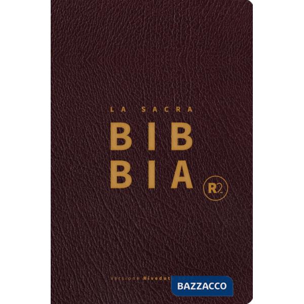 Bibbia R2. Versione riveduta 2020. Ediz. pelle bordeaux