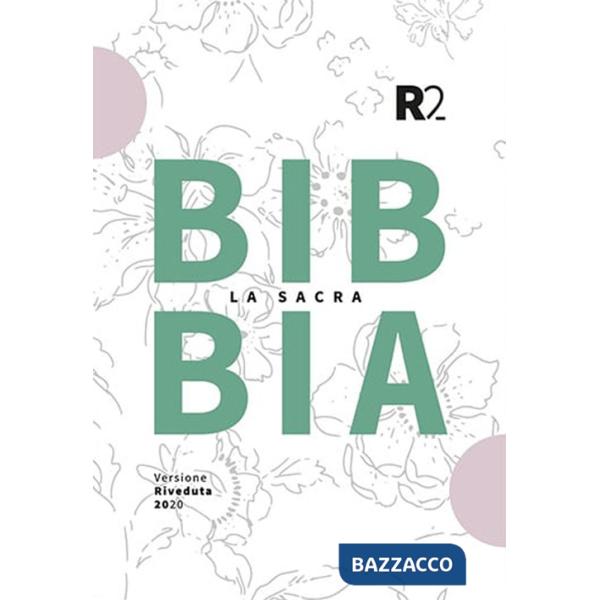 Bibbia R2. Versione riveduta 2020. Ediz. tascabile verde/rosa «fiori»