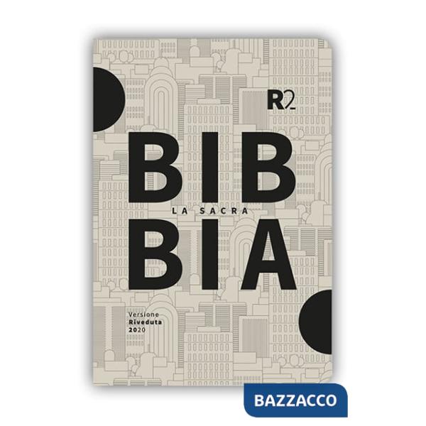 Bibbia R2. Versione riveduta 2020. Città. Ediz. tascabile nera/ beige