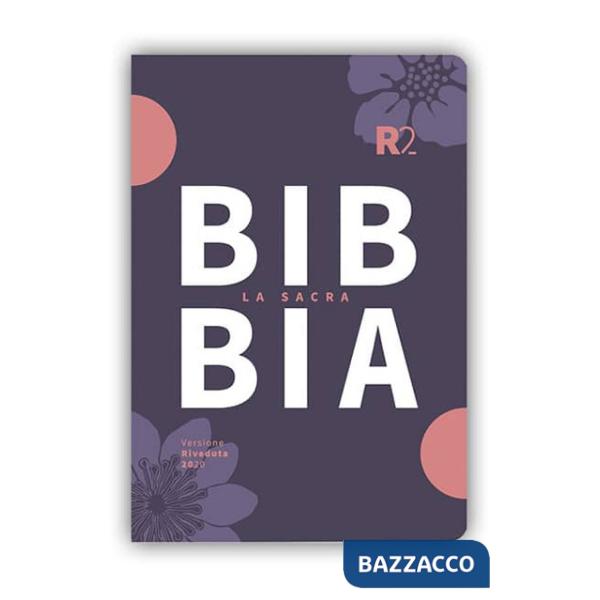 Bibbia R2. Versione riveduta 2020. Ediz. tascabile copertina flessibile tessuto floreale, rosa/viola