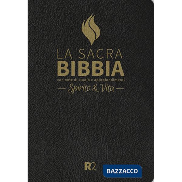 Bibbia R2. Spirito e vita. Ediz. pelle sintetica nera, taglio oro