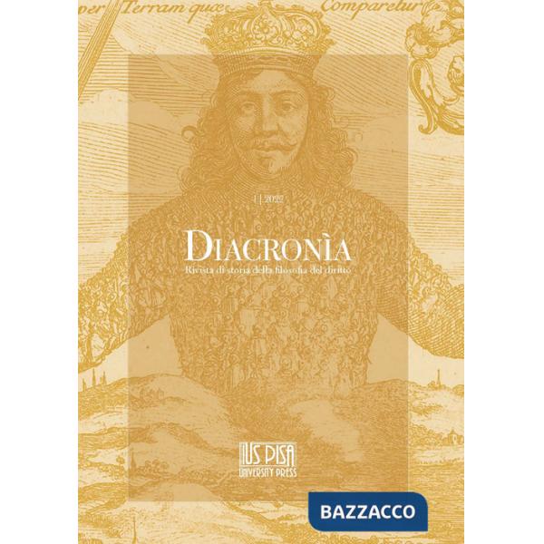 Diacronia. Rivista di storia della filosofia del diritto (2022). Vol. 1