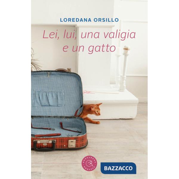 Lei, lui, una valigia e un gatto