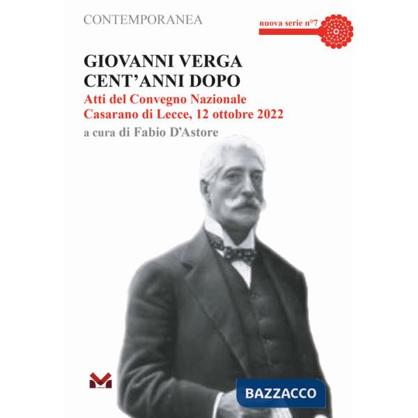 Giovanni Verga cent'anni dopo. Atti del Convegno Nazionale (Casarano di Lecce, 12 ottobre 2022)