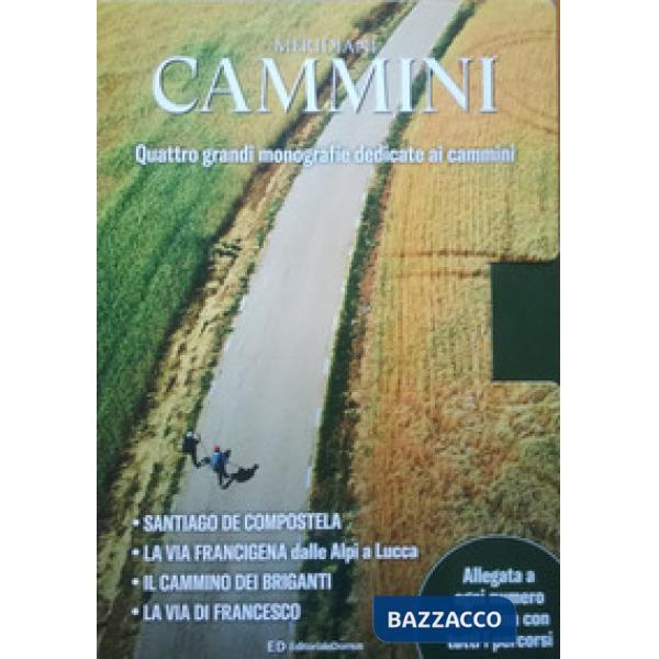 Cammini: Il cammino di Santiago-Via Francigena del Nord. Dalle Alpi a Lucca-La via del briganti-La via di Francesco. Con Carta g